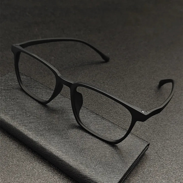 Kocolior Unisex Full Rim Square Tr 90 Acetate Hyperopic Reading Glasses 7120 Reading Glasses Kocolior
