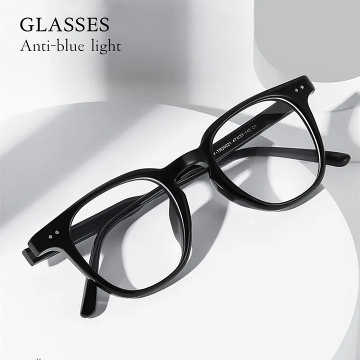 Kocolior Unisex Full Rim Square Tr 90 Acetate Hyperopic Reading Glasses 20221 Reading Glasses Kocolior