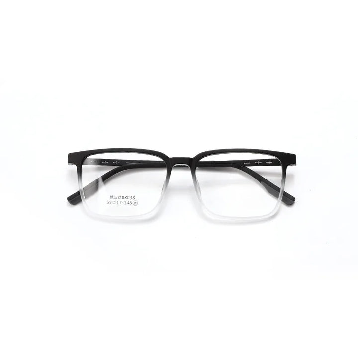 Xbora Unisex Full Rim Square Tr 90 Titanium Eyeglasses 88038