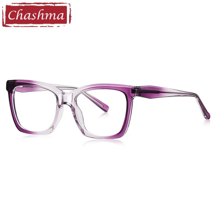 Chashma Ottica Unisex Full Rim Square Tr 90 Titanium Eyeglasses 40003