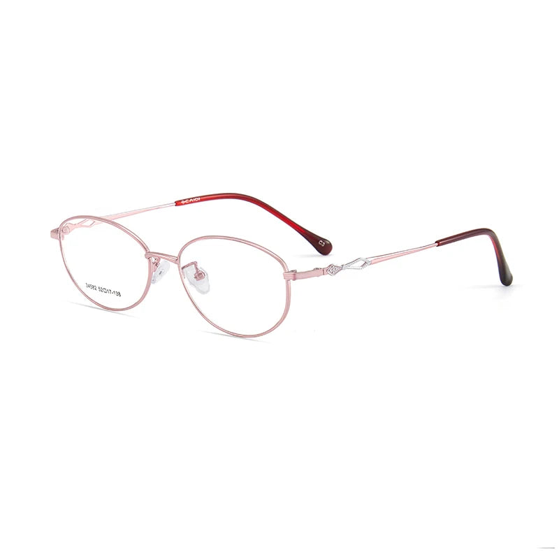 Xbora Unisex Full Rim Oval Square Alloy Eyeglasses 34582