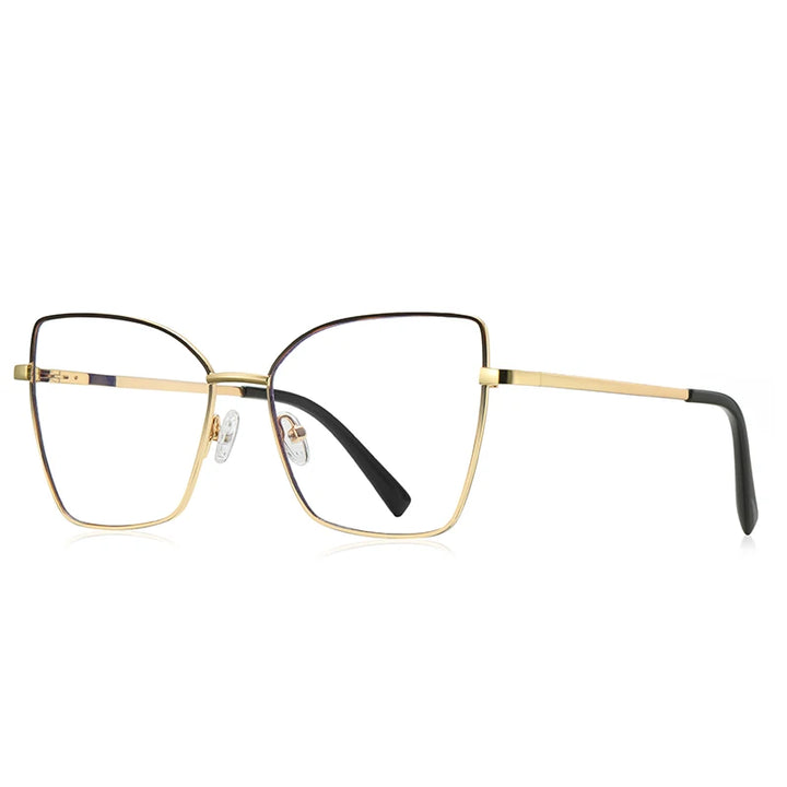 Vicky Unisex Full Rim Butterfly Tr 90 Titanium Reading Glasses 3086 Reading Glasses Vicky PFD3086-C1 Prescription custom