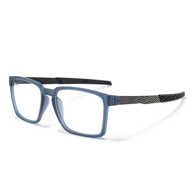 Yimaruili Women's Full Rim Square Tr 90 Alloy Sport Eyeglasses 48084