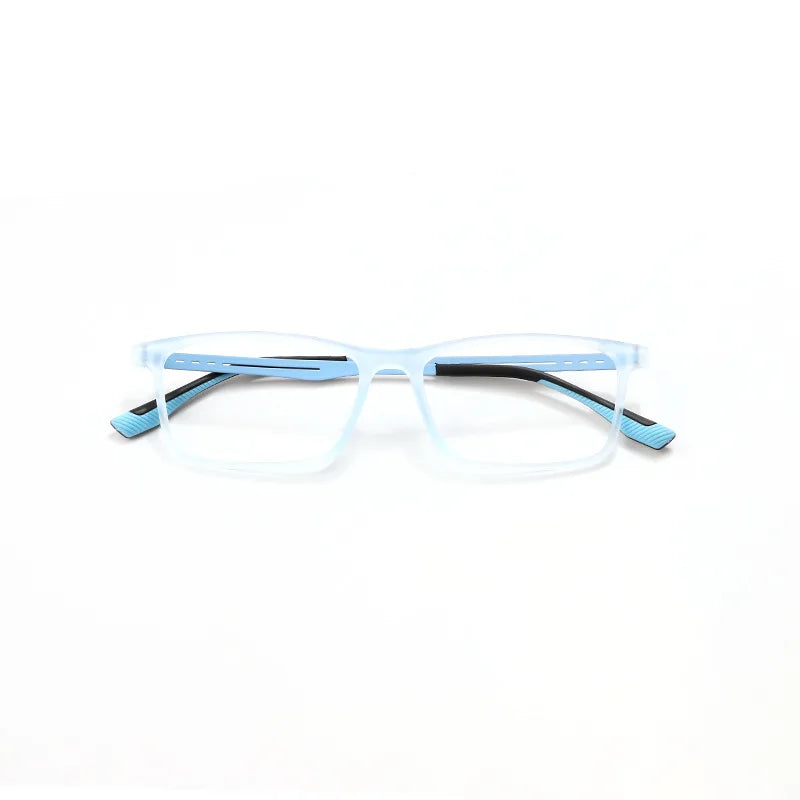 Xbora Unisex Full Rim Square Tr 90 Titanium Eyeglasses 2008