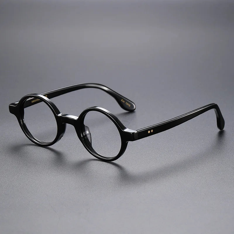 Yimaruili Women's Full Rim Round Acetate Eyeglasses 56002