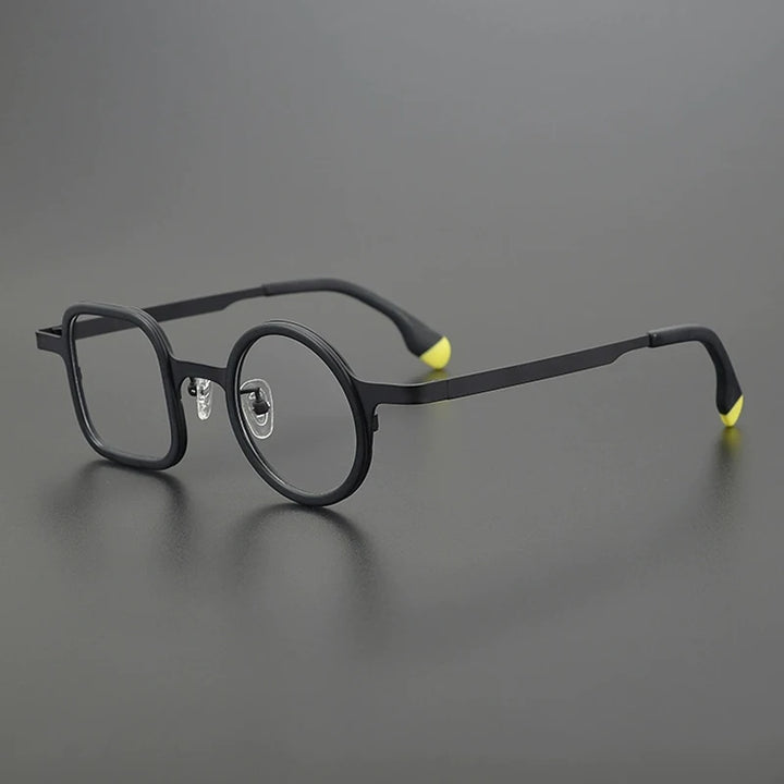 Gatenac Women's Full Rim Square Round Titanium Eyeglasses Gxyj185886