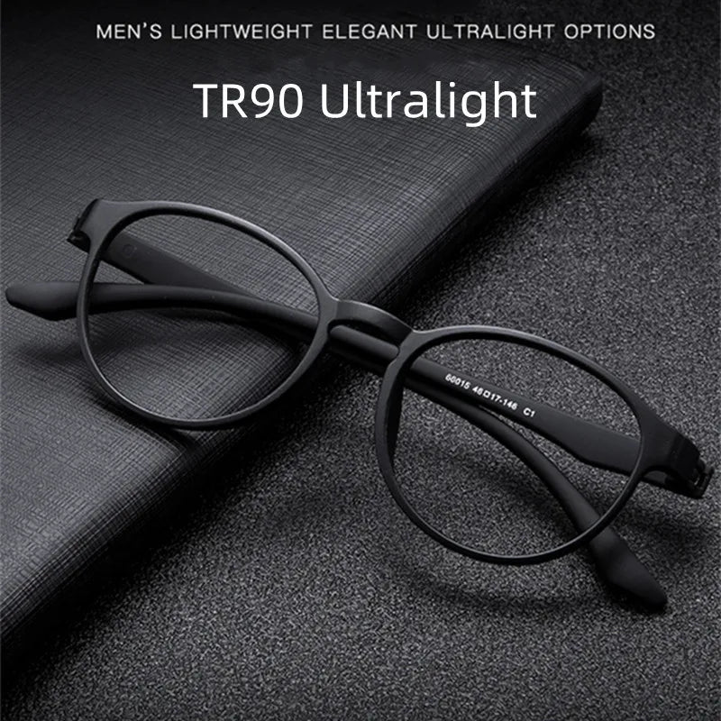 Kocolior Unisex Full Rim Oval Tr 90 Acetate Hyperopic Reading Glasses 66015 Reading Glasses Kocolior