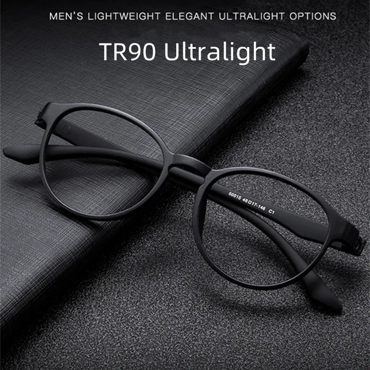 Kocolior Unisex Full Rim Oval Tr 90 Acetate Hyperopic Reading Glasses 66015 Reading Glasses Kocolior