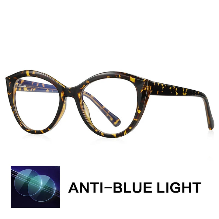 Gatenac Women's Full Rim Cat Eye Tr 90 Titanium Reading Glasses Gx2145