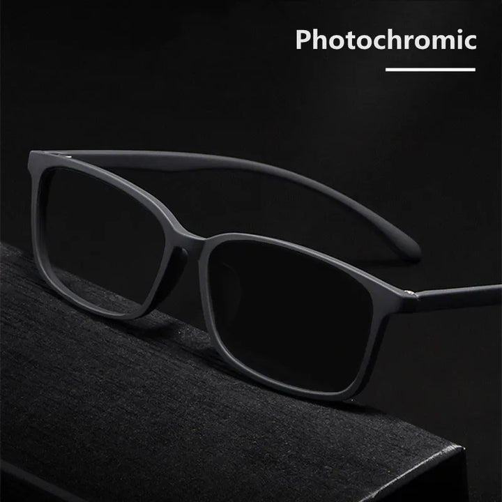 Kocolior Unisex Full Rim Square Tr 90 Hyperopic Reading Glasses 98007 Reading Glasses Kocolior