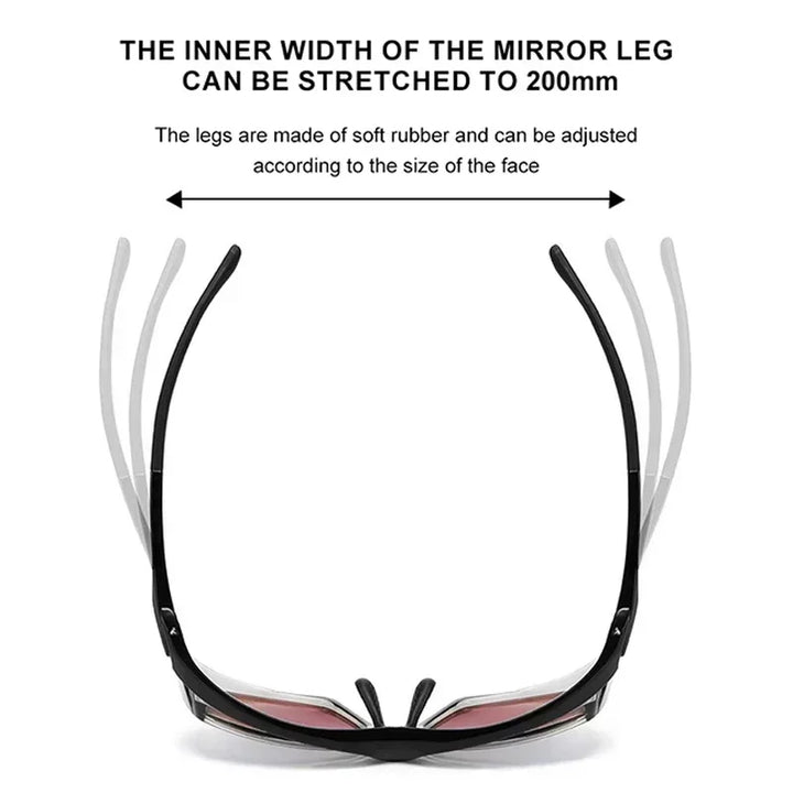 Vicky Unisex Full Rim Square Tr 90 Silicone Sport Sunglasses Reading Glasses Vicky