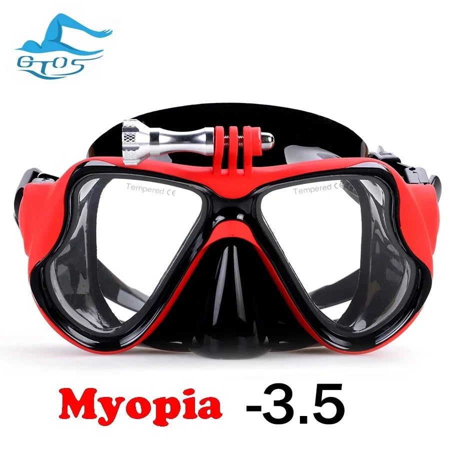 Aleefa Unisex Goggle Plastic Resin Lens Pc Silicone Swim Mask 64422