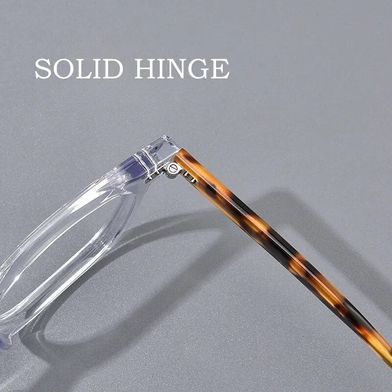 Yimaruili Unisex Full Rim Square Acetate Eyeglasses Kbt98612 Full Rim Yimaruili Eyeglasses