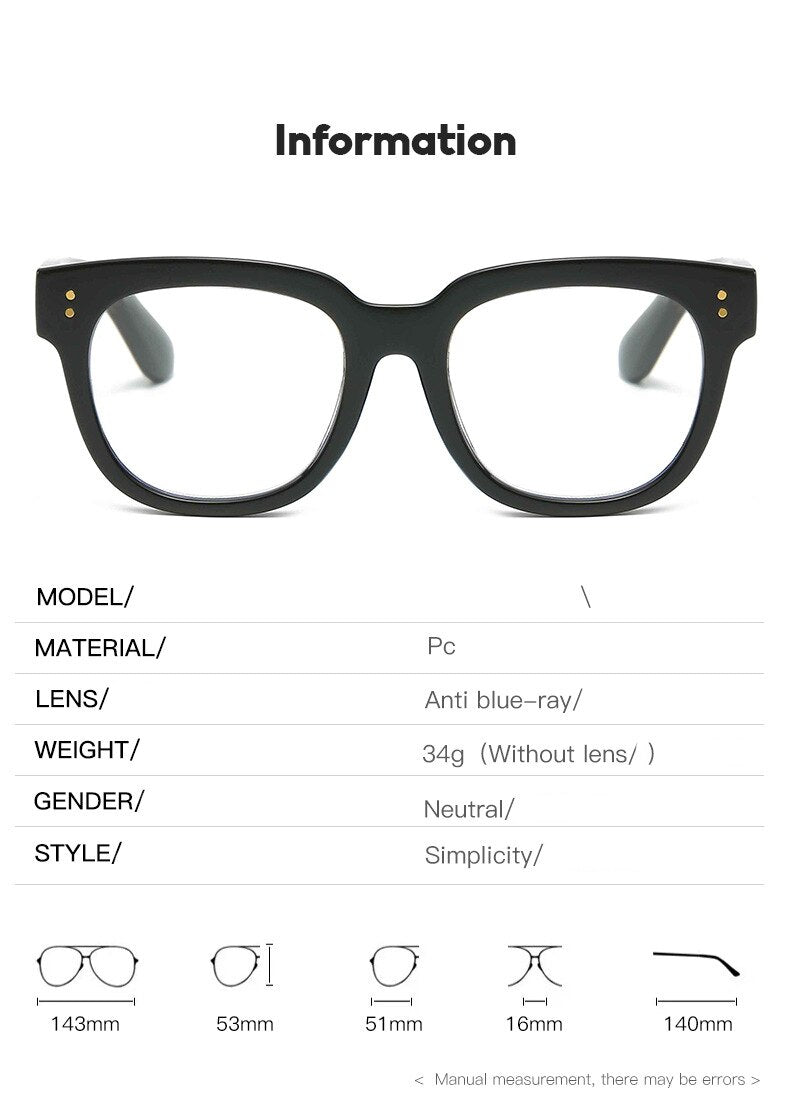 CCspace Unisex Full Rim Square Cat Eye Acetate Reading Glasses 55620 Reading Glasses CCspace