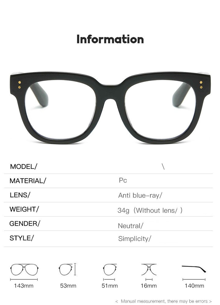 CCspace Unisex Full Rim Square Cat Eye Acetate Reading Glasses 55620 Reading Glasses CCspace