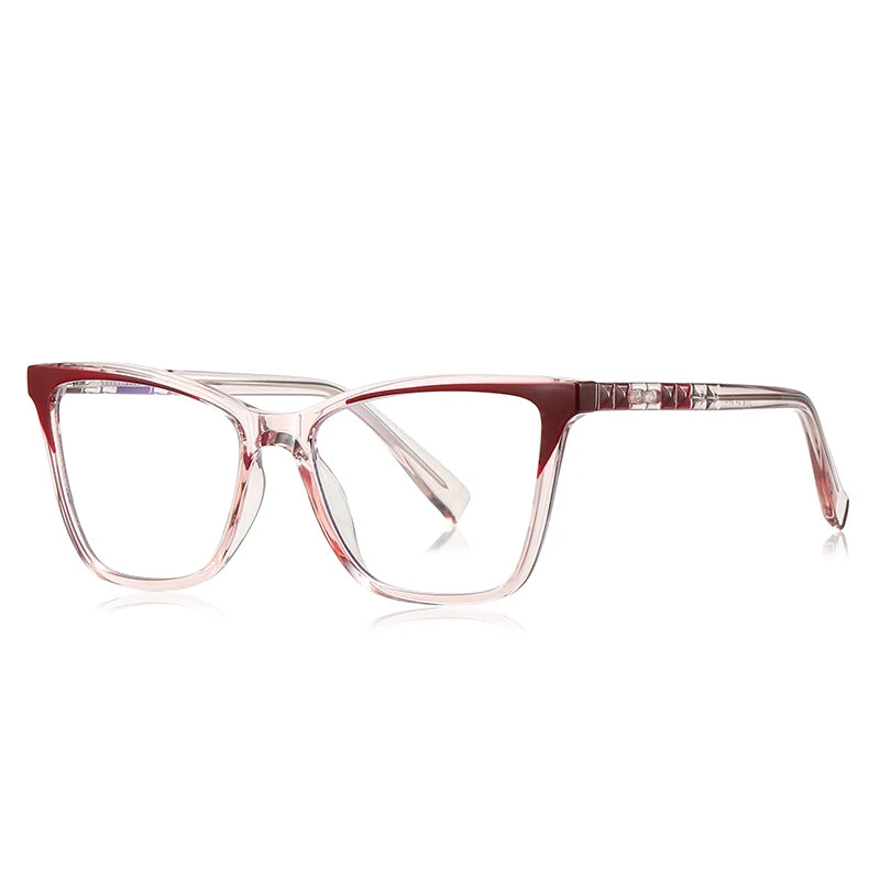 Vicky Unisex Full Rim Square Tr 90 Stainless Steel Reading Glasses 2116 Reading Glasses Vicky PFD2116-C4 Prescription custom