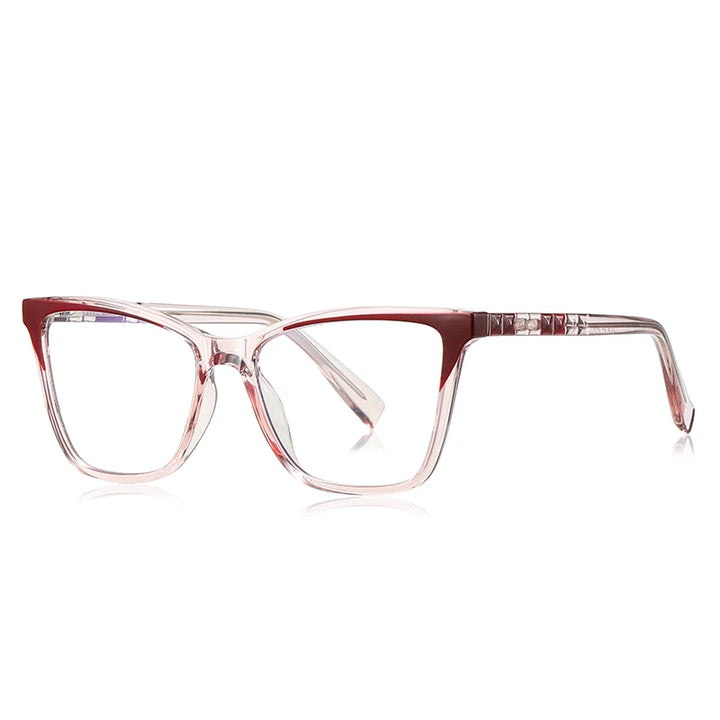 Vicky Unisex Full Rim Square Tr 90 Stainless Steel Reading Glasses 2116 Reading Glasses Vicky PFD2116-C4 Prescription custom