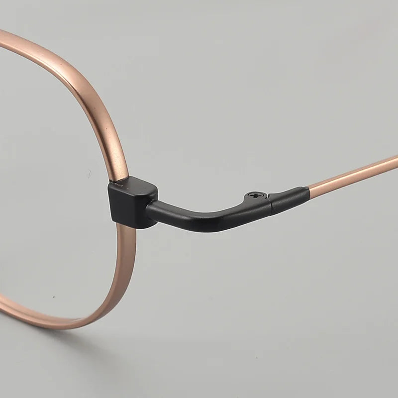 Muzz Unisex Full Rim Square Titanium Eyeglasses Mu1001 Full Rim Muzz