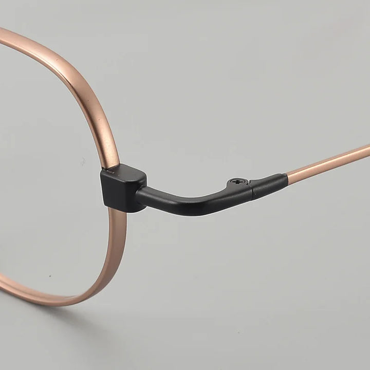 Muzz Unisex Full Rim Square Titanium Eyeglasses Mu1001 Full Rim Muzz