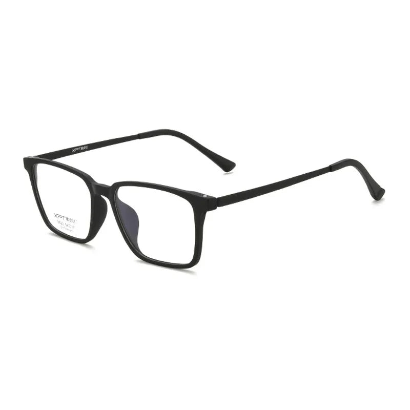 Hdcrafter Unisex Full Rim Square Tr 90 Titanium Eyeglasses 919822
