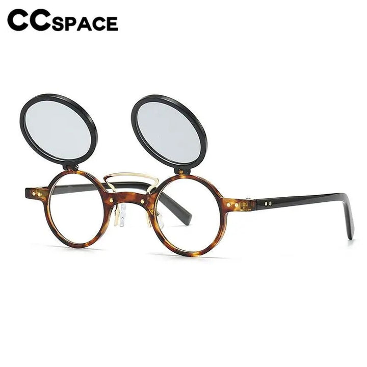 CCspace Unisex Full Rim Small Round Tr 90 Reading Glasses R57037 Reading Glasses CCspace