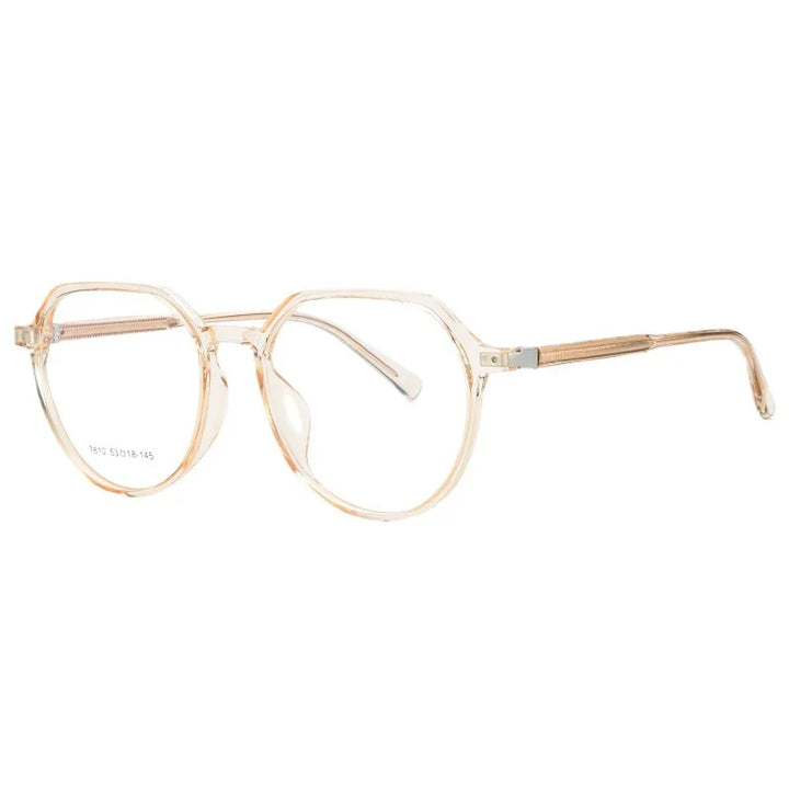 Kocolior Unisex Full Rim Flat Top Oval Tr 90 Hyperopic Reading Glasses 7810 Reading Glasses Kocolior