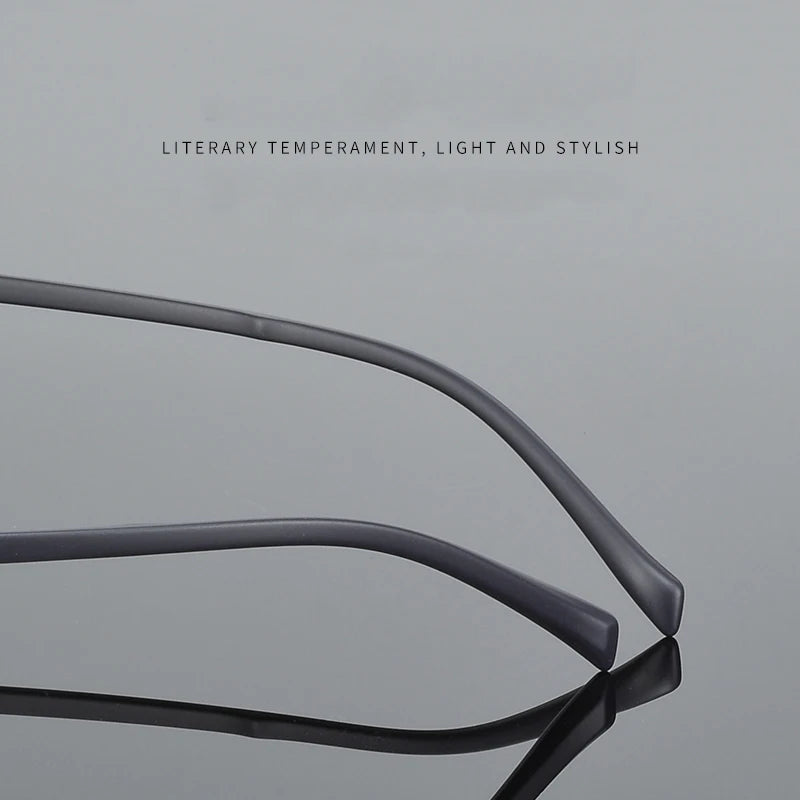 Bclear Unisex Full Rim Square Alloy Eyeglasses 442546 Full Rim Black Mask