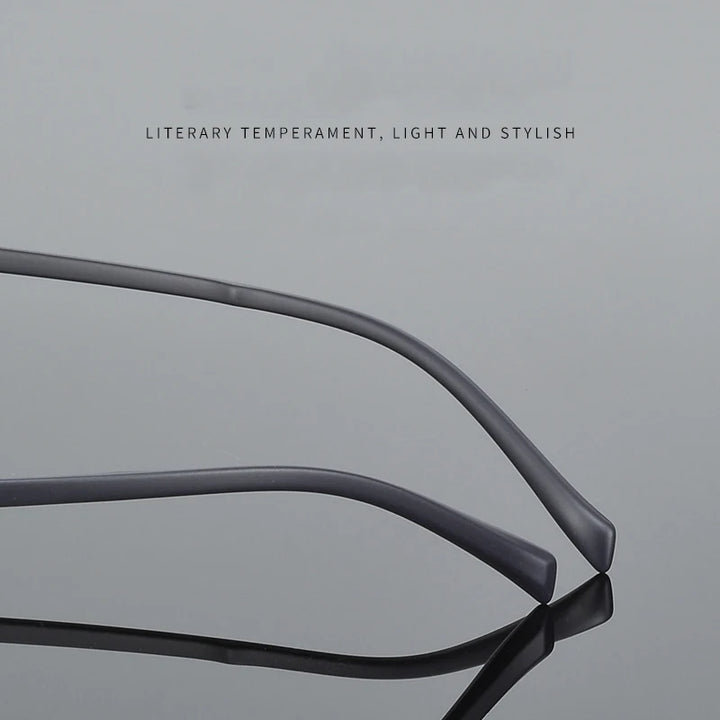 Bclear Unisex Full Rim Square Alloy Eyeglasses 442546 Full Rim Black Mask
