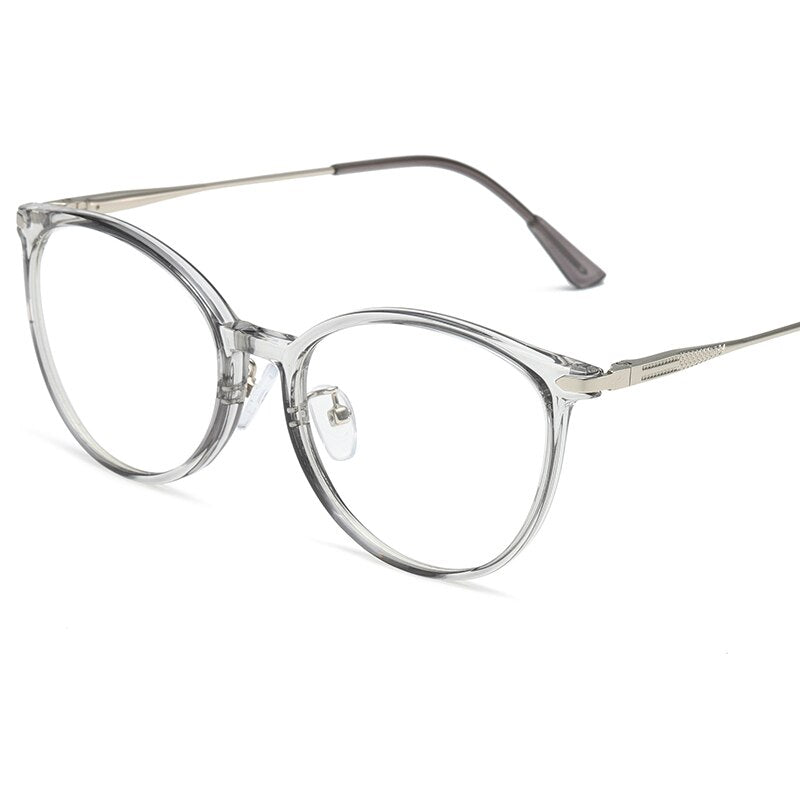 Reven Jate Unisex Full Rim Square Cat Eye Tr 90 Eyeglasses 81296 Full Rim Reven Jate C4