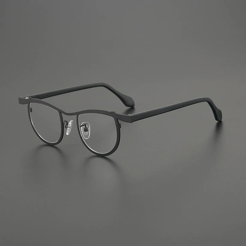 Gatenac Women's Full Rim Oval Acetate Titanium Eyeglasses G85884