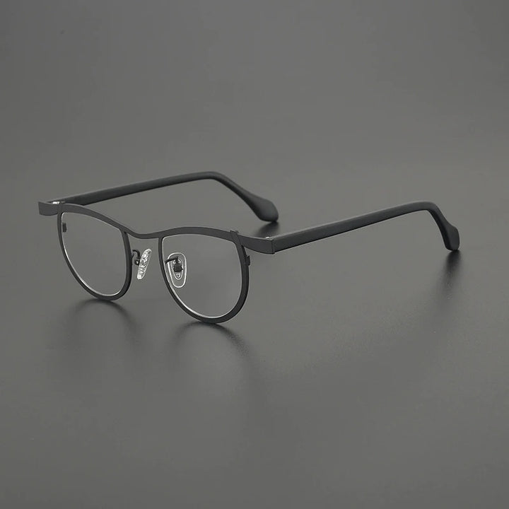 Gatenac Women's Full Rim Oval Acetate Titanium Eyeglasses G85884