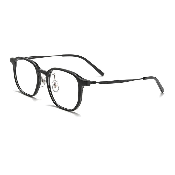 Xbora Unisex Full Rim Polygonal Tr 90 Titanium Eyeglasses 16110