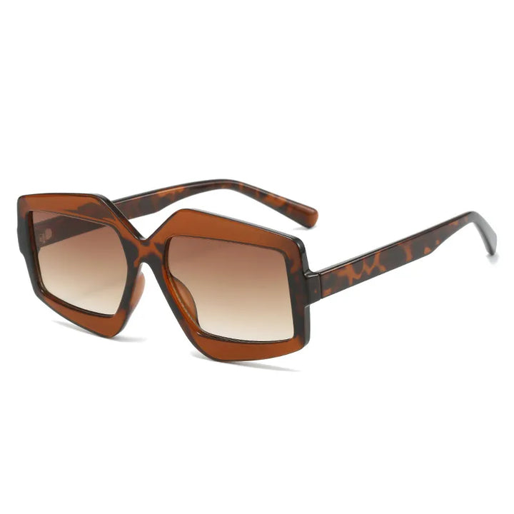CCspace Unisex Full Rim Square Plastic Eyeglasses Sunglasses 56825 Full Rim CCspace C4Tea