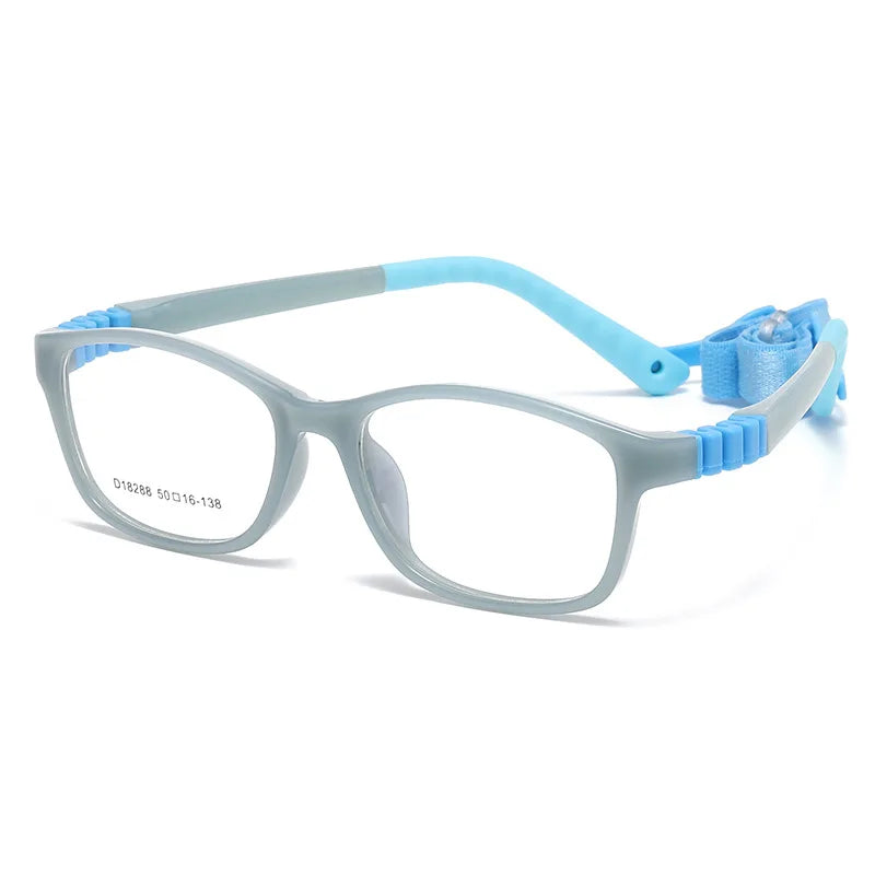 Vicky Unisex Children's Full Rim Square Tr 90 Titanium Eyeglasses 4182 Full Rim Vicky D18288-C4 CHINA