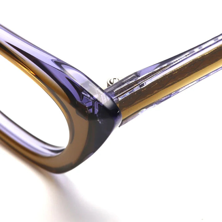 Muzz Women's Full Rim Cat Eye Acetate Eyeglasses 73rx Full Rim Muzz