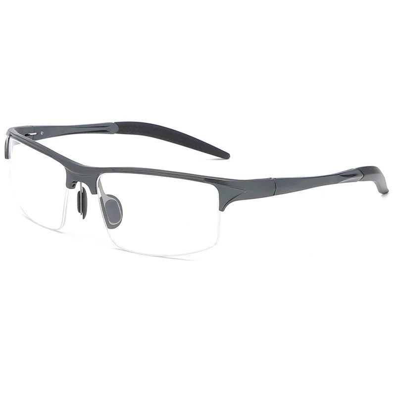 Yimaruili Women's Semi Rim Square Aluminum Sport Eyeglasses 81772