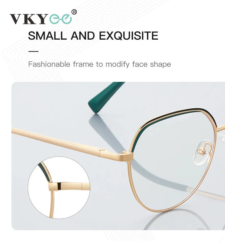 Vicky Unisex Full Rim Flat Top Round Tr 90 Titanium Reading Glasses 3098 Reading Glasses Vicky