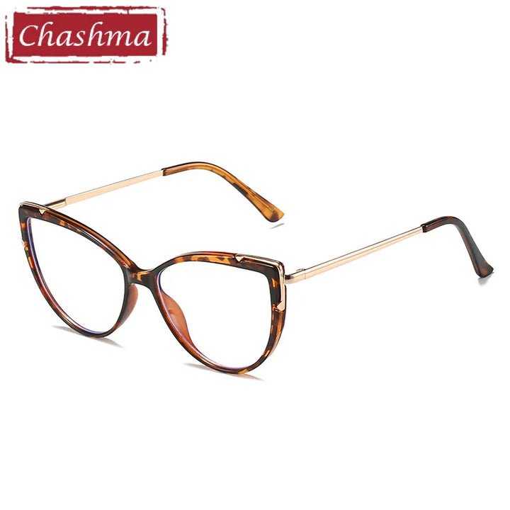 Chashma Ottica Women's Full Rim Cat Eye Tr 90 Titanium Eyeglasses 415005