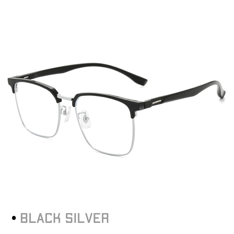 Gmei Unisex Full Rim Square Alloy Tr 90 Eyeglasses 77416