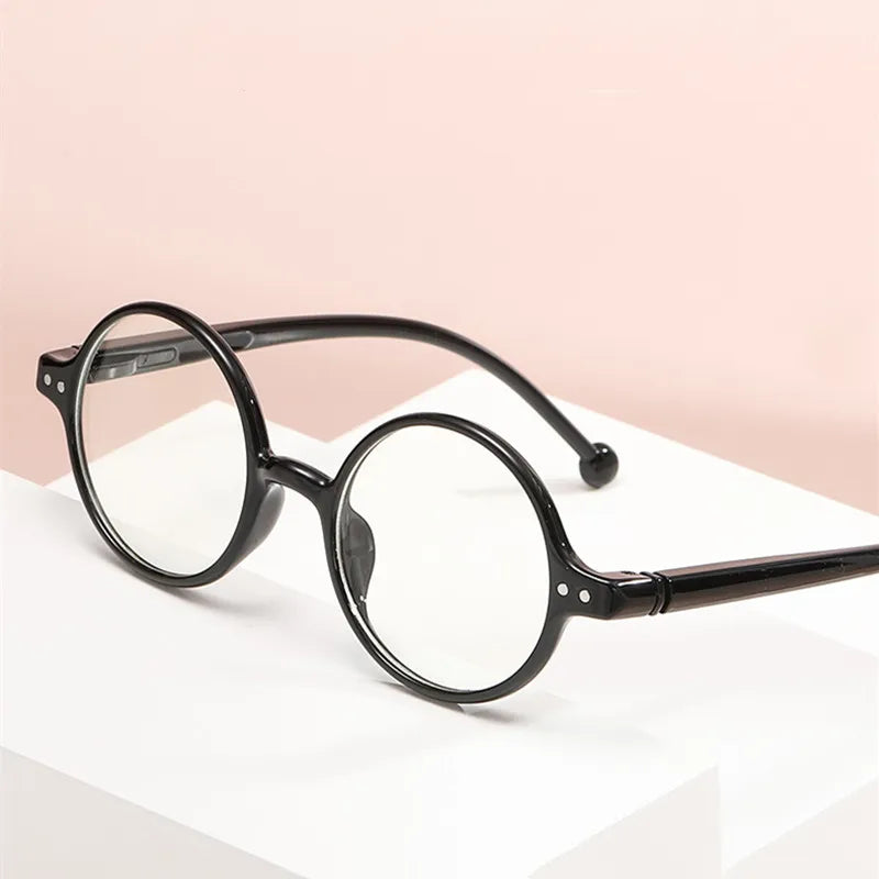 Kocolior Unisex Full Rim Round Acetate Hyperopic Reading Glasses 5067 Reading Glasses Kocolior