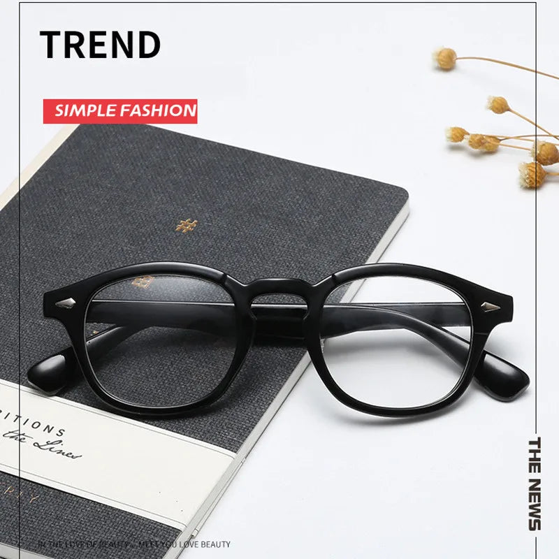 Kocolior Unisex Full Rim Oval Acetate Hyperopic Reading Glasses 3019 Reading Glasses Kocolior