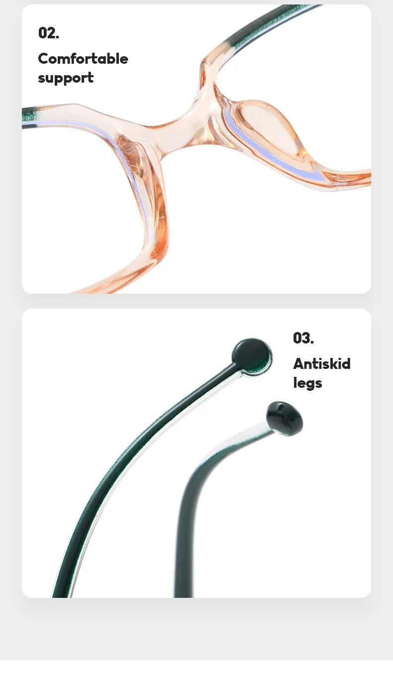 Cubojue Unisex Full Rim Square Plastic Reading Glasses C1 Reading Glasses Cubojue