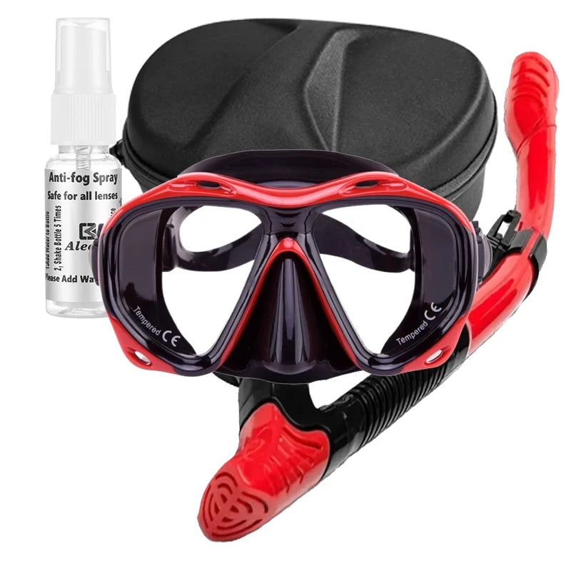 Aleefa Women's Goggle Pc Silcone Tempered Glass Hyperopic Swim Mask 20265