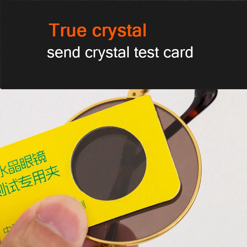 Aoxue Unisex Full Rim Round Copper Sunglasses 6054 Sunglasses Aoxue