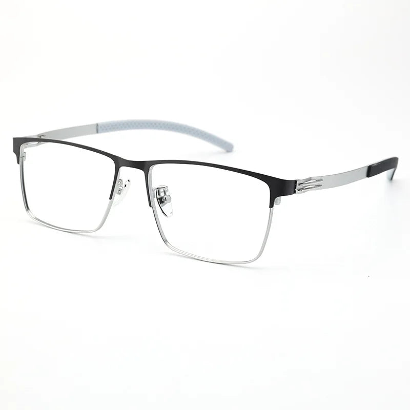 Xbora Women's Full Rim Square Screwless Alloy Sport Eyeglasses 2813