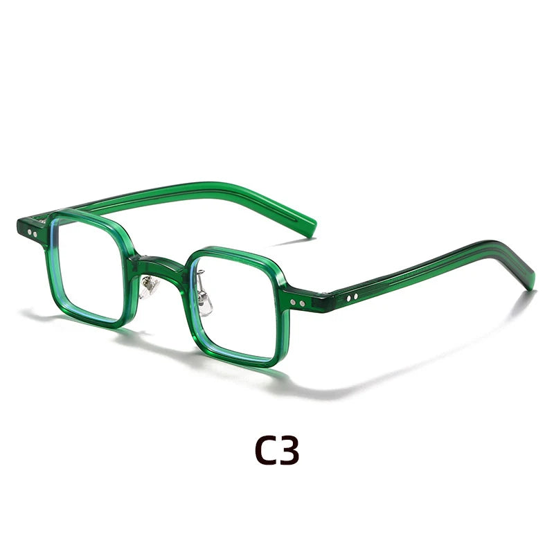 Xbora Unisex Full Rim Square Acetate Eyeglasses 63503