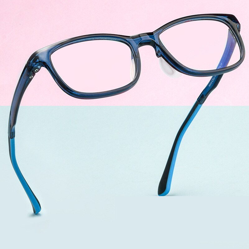KatKani Unisex Children's Full Rim Square PC Plastic Eyeglasses 89208et Full Rim KatKani Eyeglasses   