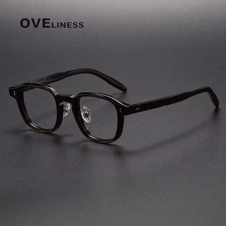 Oveliness Women's Full Rim Square Thick Acetate Eyeglasses 313013 Full Rim Oveliness tortoise