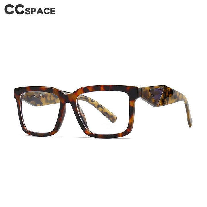 CCspace Unisex Full Rim Square Tr 90 Eyeglasses 56311 Full Rim CCspace