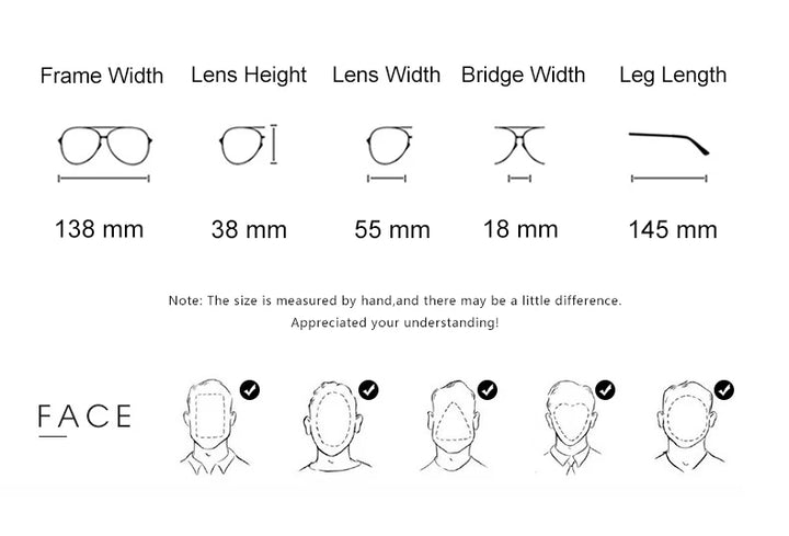 Krasivyy Women's Full Rim Square Polygon Titanium Eyeglasses 303480